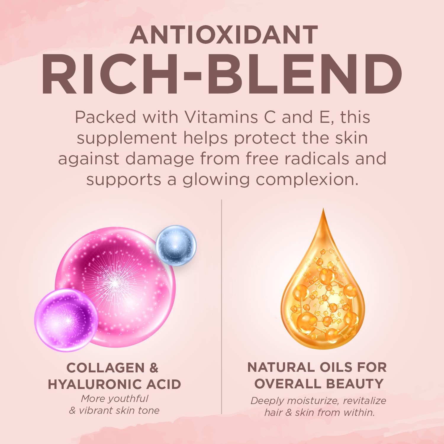 Foto 5 | Suplemento Fabricado Por La Naturaleza, Vitaminas Para Cabello, Piel Y Uñas, 60 G - Venta Internacional.