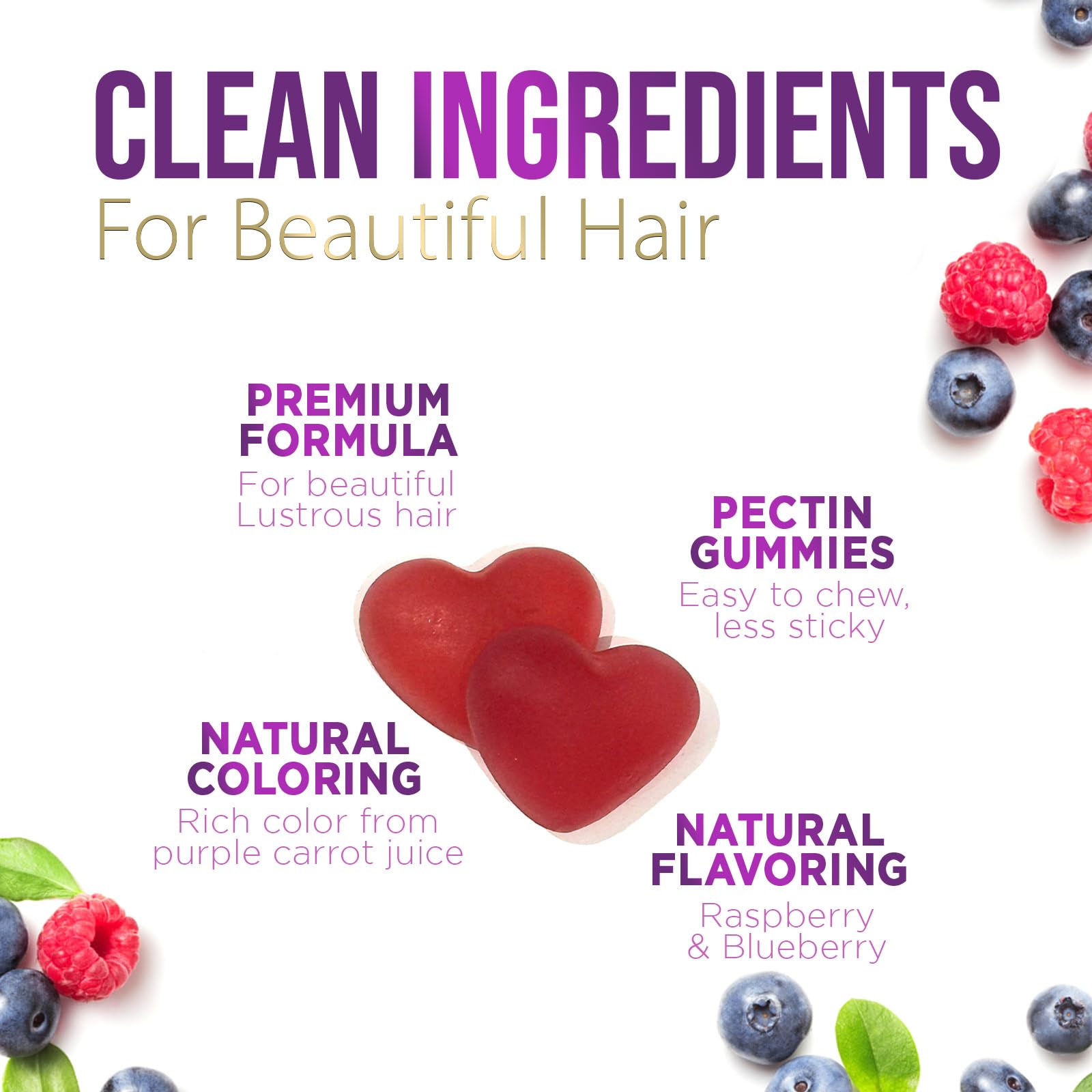 Foto 6 | Suplemento Para El Crecimiento Del Cabello Gummy Nature's Nutrition 60 Gomitas - Venta Internacional.