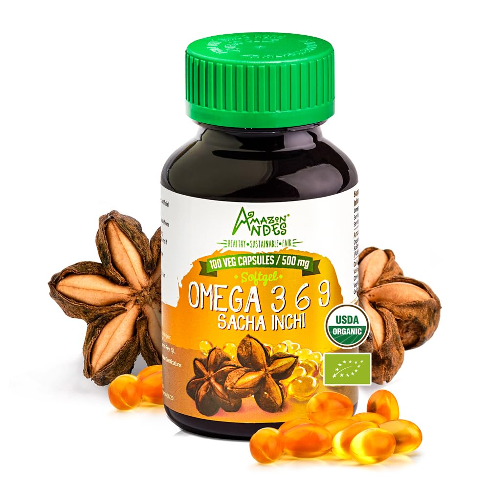 Foto 2 pulgar | Suplemento De Cápsulas Blandas De Aceite De Sacha Inchi De Amazon Andes - Venta Internacional.