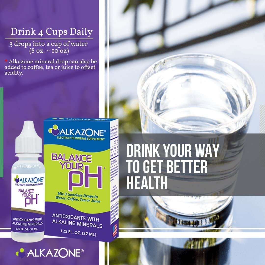 Foto 8 pulgar | Dotes Alcalinas Alkazone Para Aumentar El Ph, 37 Ml, Paquete De 3 - Venta Internacional.