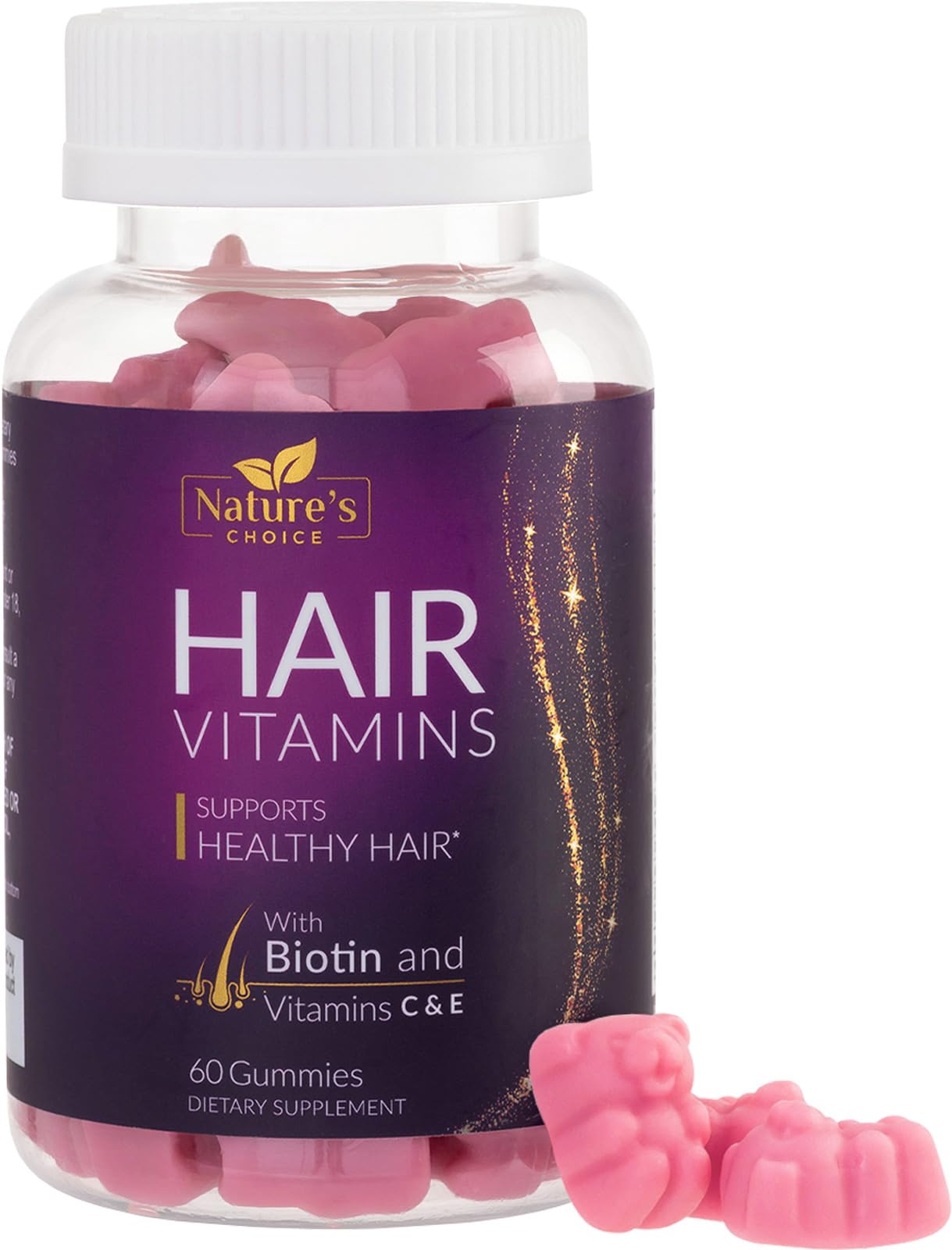 Foto 2 pulgar | Vitaminas Para El Cabello, Gomitas Nature's Choice, Biotina, 5000 Mcg, 60 Unidades - Venta Internacional.