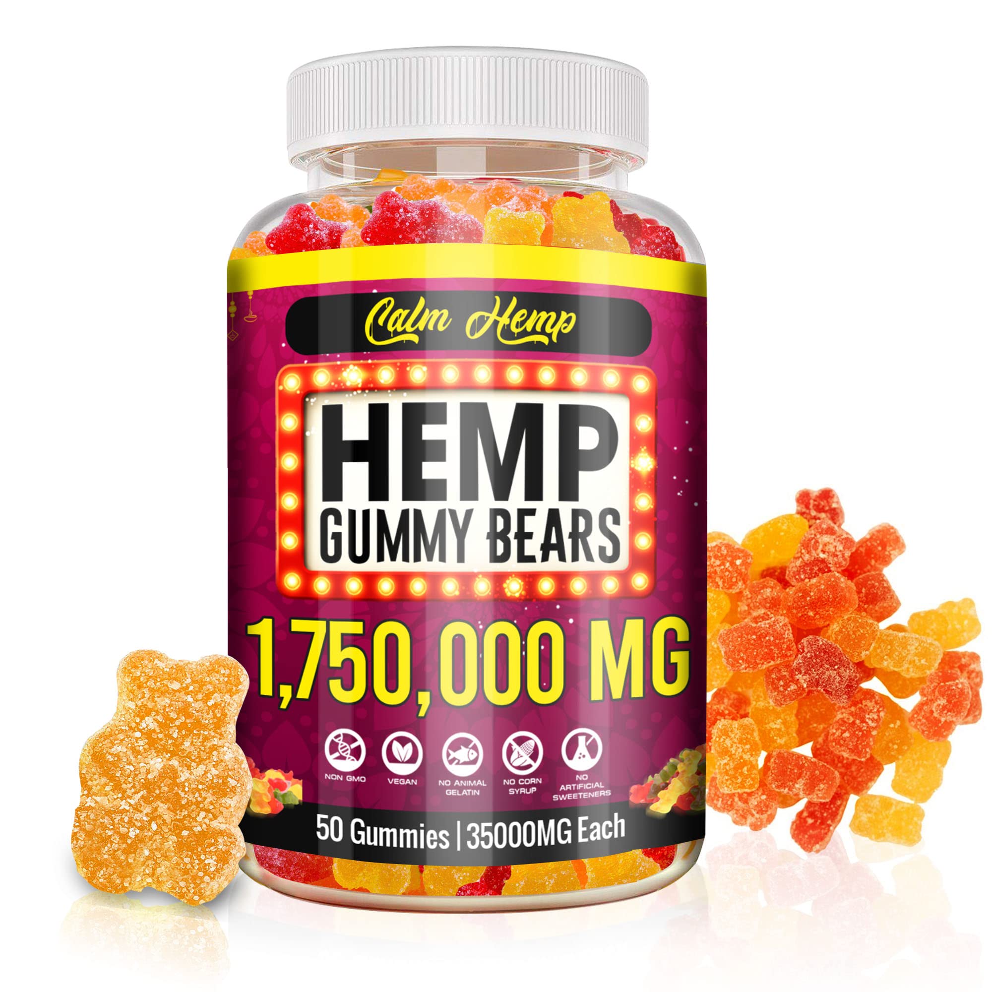 Foto 2 pulgar | Gummies The Cbd Guru, Cáñamo Orgánico De Alta Potencia Para Adultos Y Vegano - Venta Internacional.