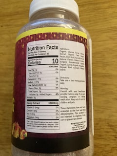 Foto 5 | Gummies The Cbd Guru, Cáñamo Orgánico De Alta Potencia Para Adultos Y Vegano - Venta Internacional.
