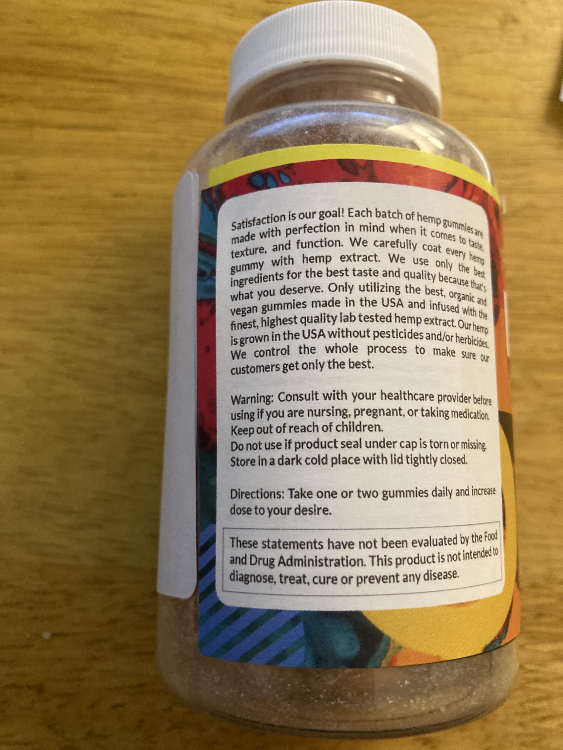 Foto 6 | Gummies The Cbd Guru, Cáñamo Orgánico De Alta Potencia Para Adultos Y Vegano - Venta Internacional.