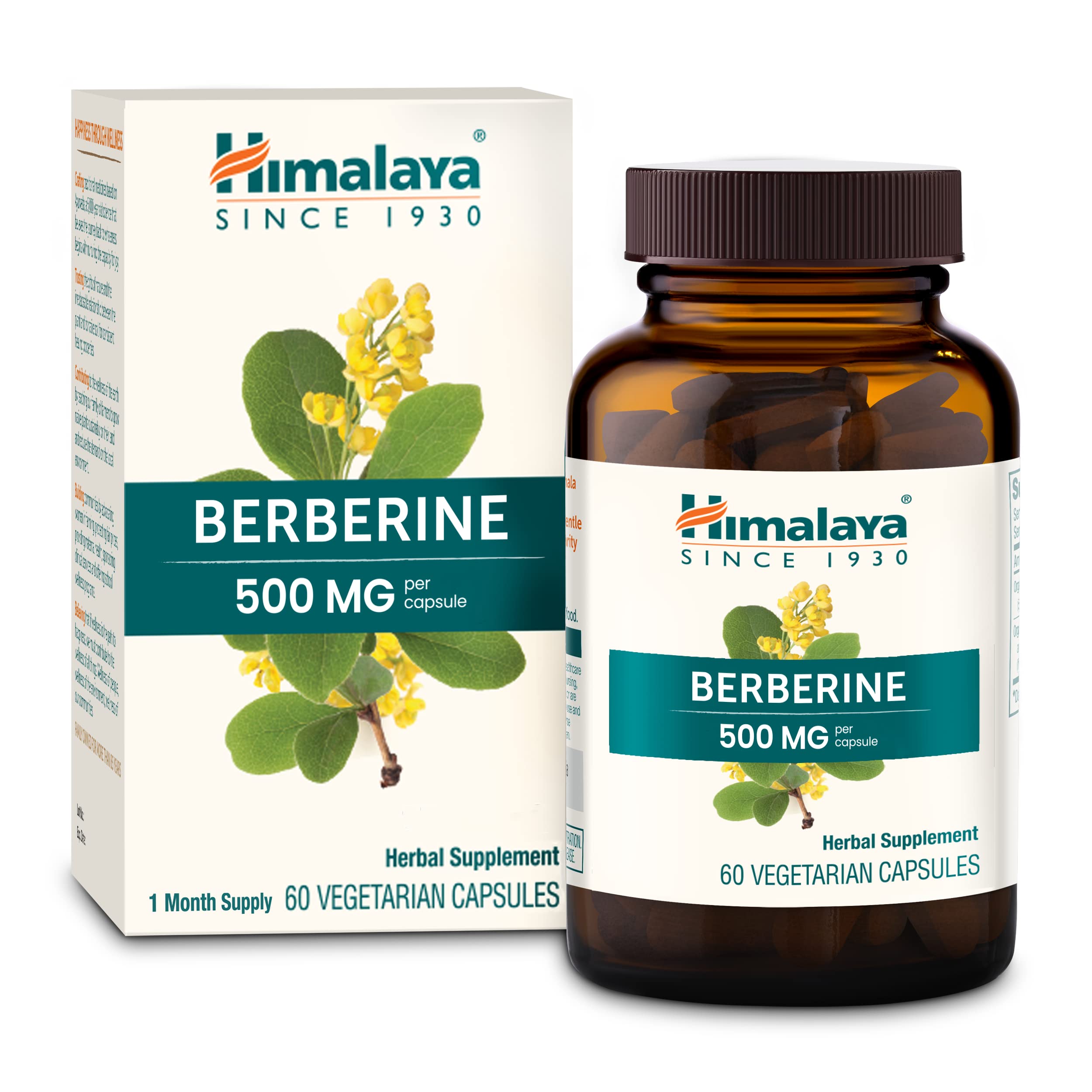 Foto 2 pulgar | Suplemento De Berberina Del Himalaya 1000 Mg 60 Cápsulas Vegano - Venta Internacional.
