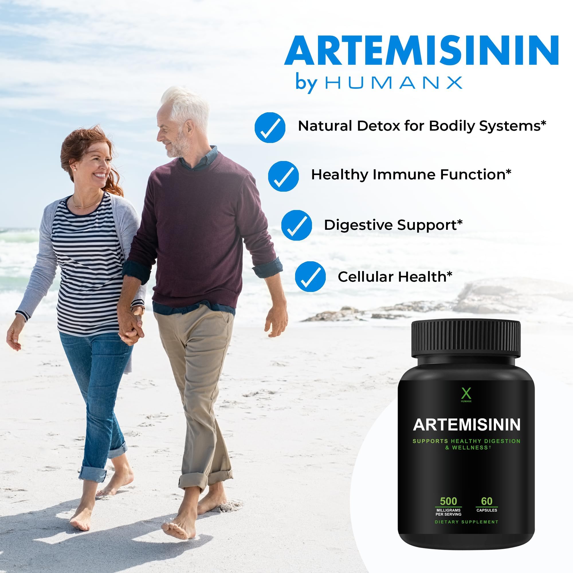 Foto 4 pulgar | El Suplemento Humanx De 500 Mg De Artemisinina Apoya Un Envejecimiento Saludable - Venta Internacional.