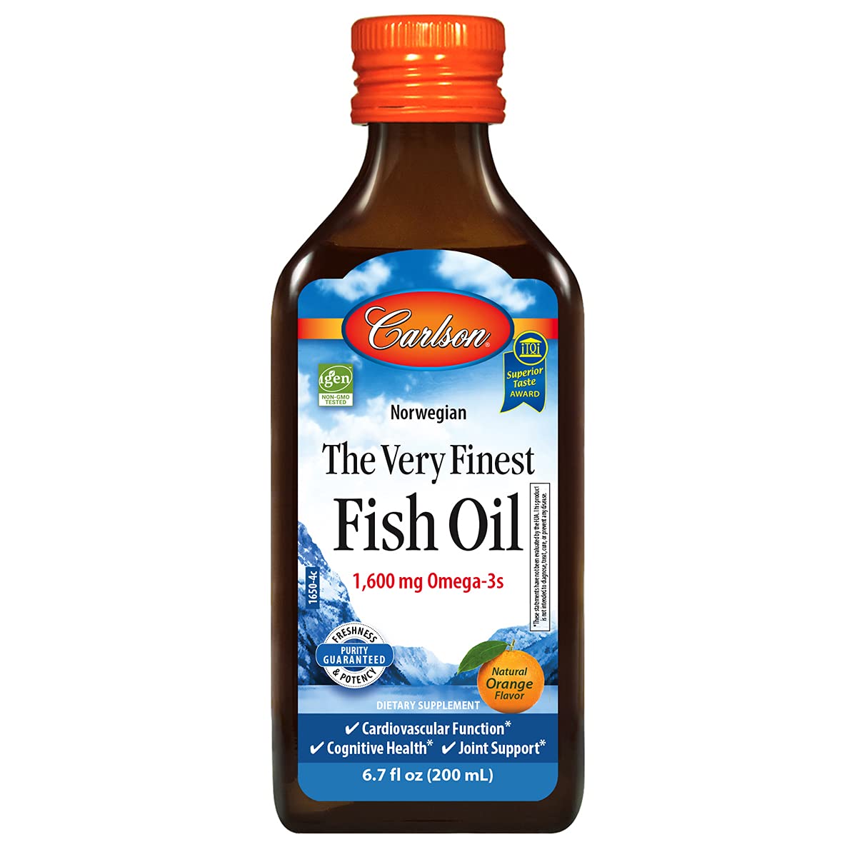 Foto 2 pulgar | Suplemento De Aceite De Pescado Carlson The Very Finest 200 Ml Omega-3 - Venta Internacional.
