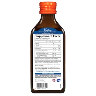 Foto 2 | Suplemento De Aceite De Pescado Carlson The Very Finest 200 Ml Omega-3 - Venta Internacional.