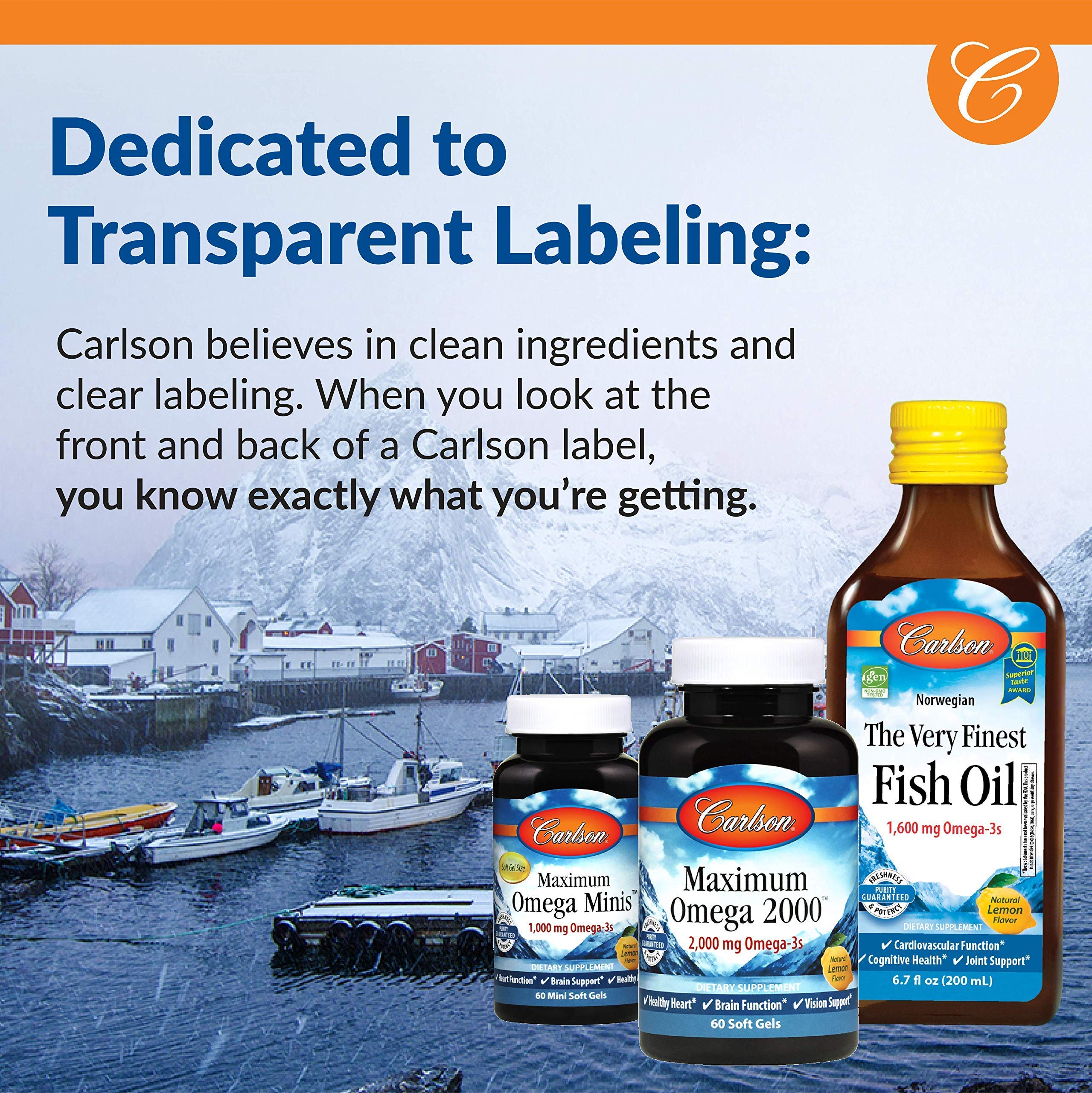 Foto 7 pulgar | Suplemento De Aceite De Pescado Carlson The Very Finest 200 Ml Omega-3 - Venta Internacional.