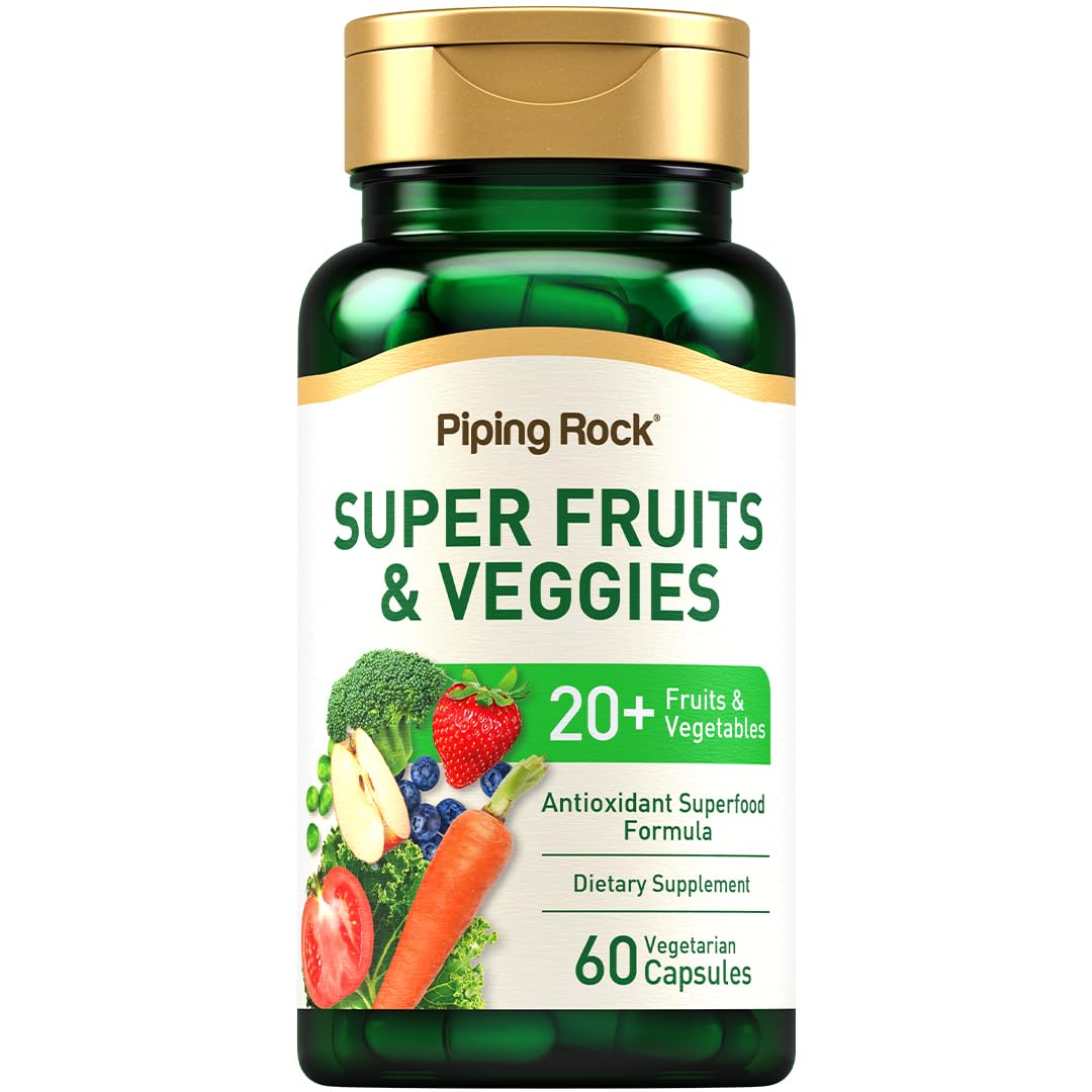 Foto 2 pulgar | Suplemento De Frutas Y Verduras Piping Rock, 60 Cápsulas - Venta Internacional.