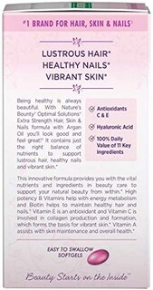 Foto 3 | Suplemento Nature's Bounty Hair Skin & Nails 150 Cápsulas Blandas - Venta Internacional.