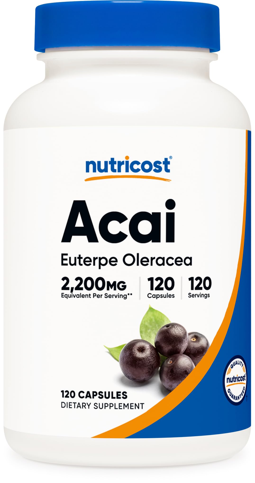 Foto 2 pulgar | Suplemento Nutricost De Extracto De Acai, 2,2 G, 120 Cápsulas Vegetarianas - Venta Internacional.