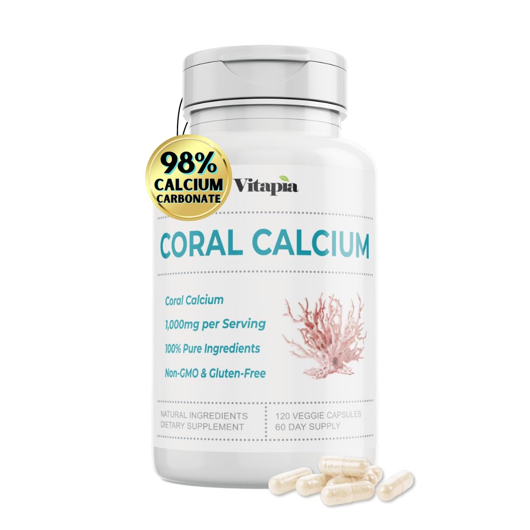 Foto 2 pulgar | Suplemento Vitapia Coral Calcium En Polvo 1000 Mg 120 Cápsulas - Venta Internacional.