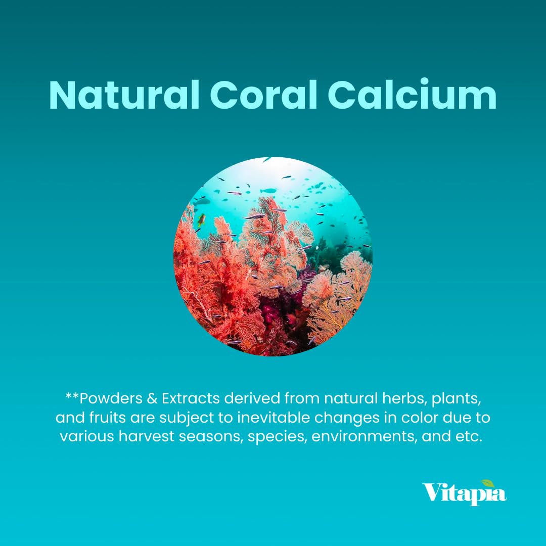 Foto 5 | Suplemento Vitapia Coral Calcium En Polvo 1000 Mg 120 Cápsulas - Venta Internacional.
