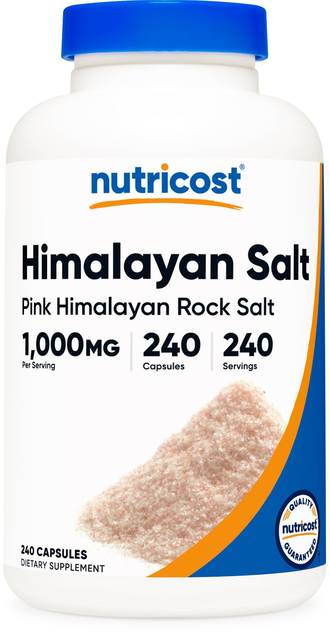 Foto 2 pulgar | Suplemento Nutricost Sal Rosa Del Himalaya 1000 Mg 240 Cápsulas - Venta Internacional.