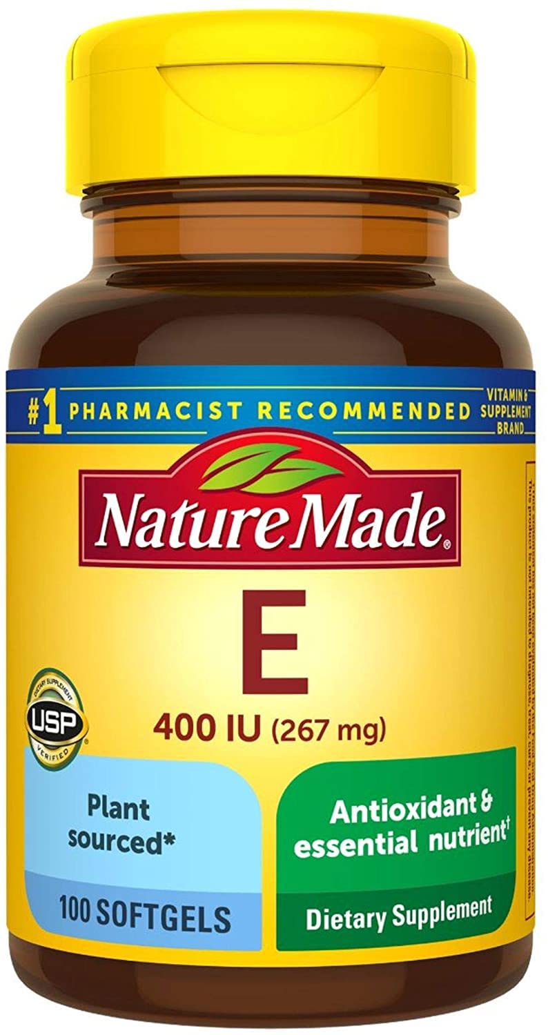 Foto 2 pulgar | Suplemento Nature Made De Vitamina E, 400 Ui, Cápsulas Blandas, 100 X 2 - Venta Internacional.