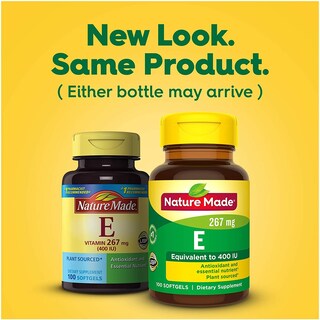 Foto 7 | Suplemento Nature Made De Vitamina E, 400 Ui, Cápsulas Blandas, 100 X 2 - Venta Internacional.