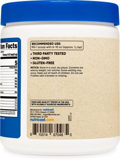 Foto 4 | Espinacas Orgánicas En Polvo Nutricost 227 G, Certificadas Por El Usda - Venta Internacional.