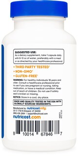 Foto 4 | Suplemento Nutricost Apigenin 50 Mg 180 Cápsulas Veganas - Venta Internacional.