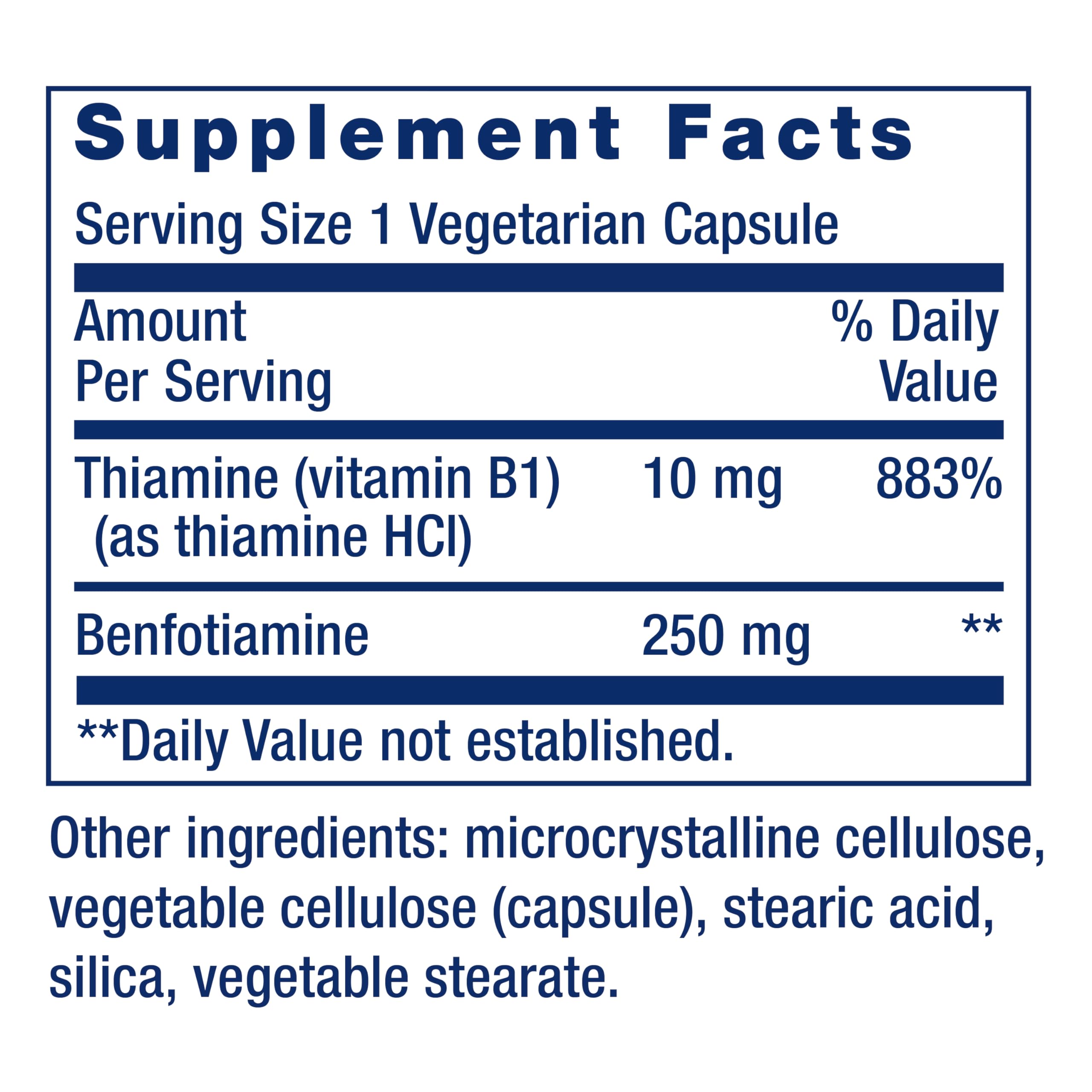 Foto 4 pulgar | Suplemento Life Extension Mega Benfotiamina 250 Mg 120 Cápsulas - Venta Internacional.