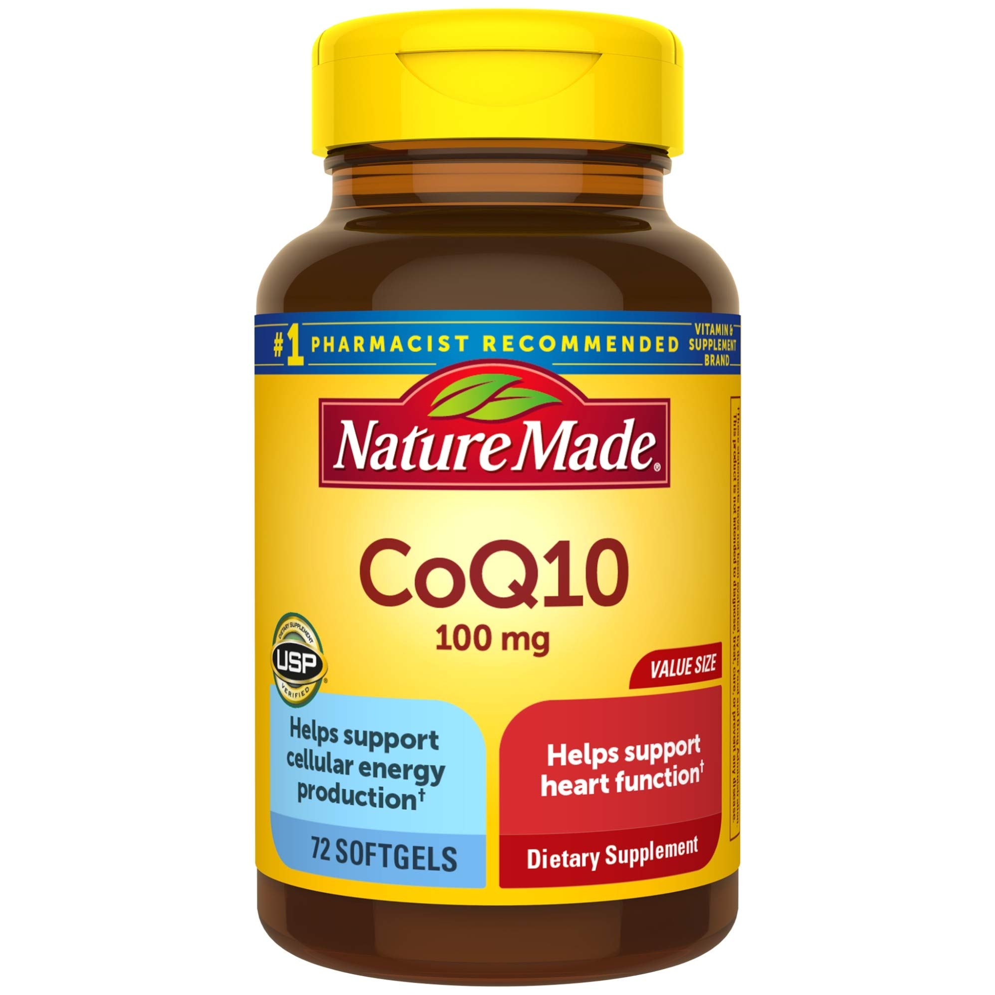 Foto 2 pulgar | Suplemento Nature Made Coq10, Cápsulas Blandas De 100 Mg, 72 Unidades - Venta Internacional.