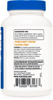 Foto 3 | Suplemento Nutricost De Biotina (vitamina B7), 10,000 Mcg, 240 Cápsulas - Venta Internacional.