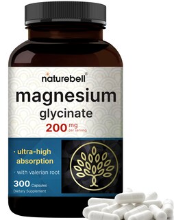Foto 1 | Suplemento De Glicinato De Magnesio Naturebell 200 Mg 300 Cápsulas - Venta Internacional.