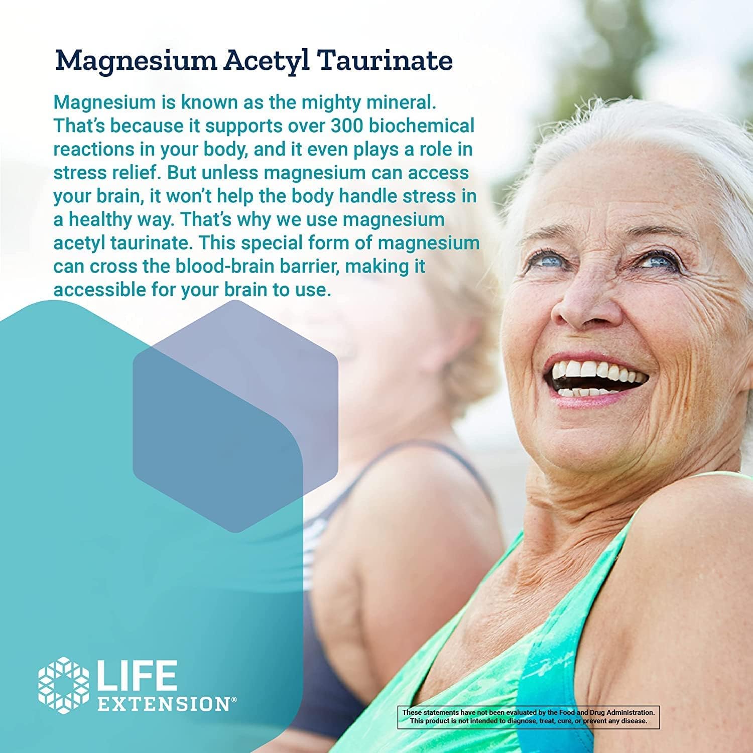 Foto 6 pulgar | Suplemento De Magnesio Life Extension Calm-mag Acetyl Taurinat - Venta Internacional.
