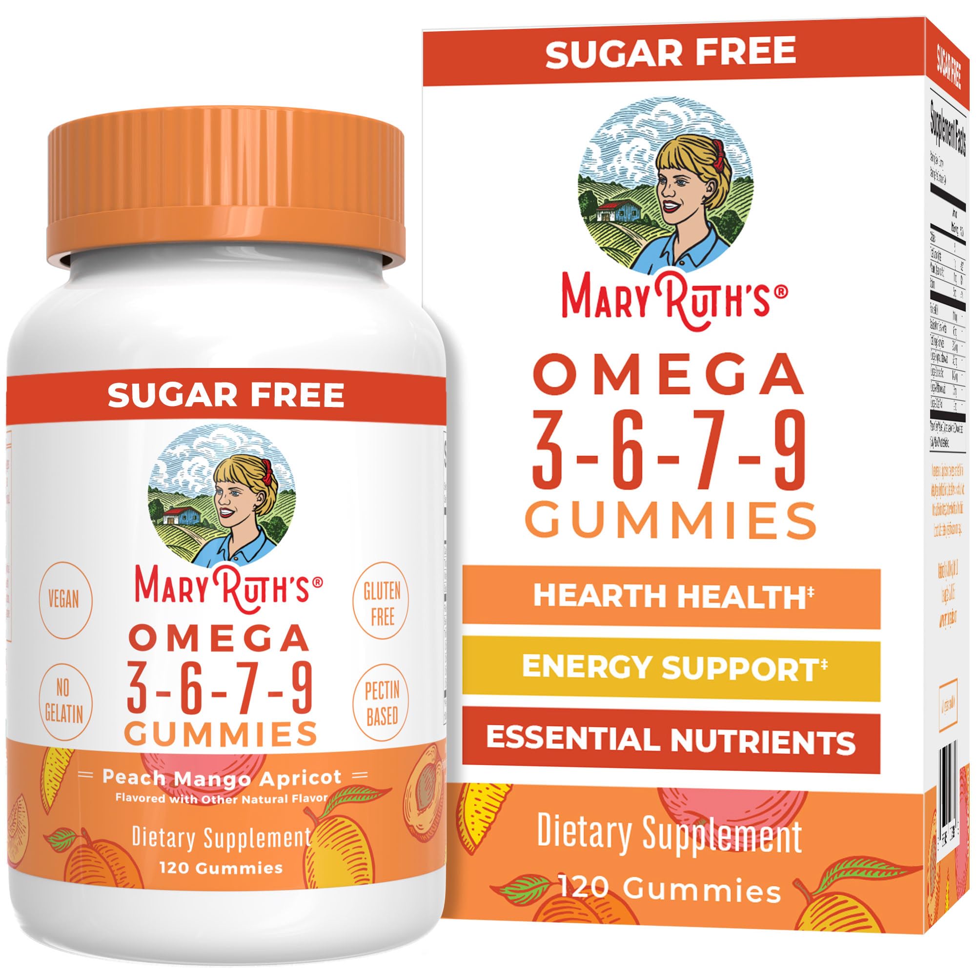 Foto 2 pulgar | Suplemento Maryruth Organics, Gomitas Veganas Con Omega 3, 6, 7, 9, 120 Unidades - Venta Internacional.