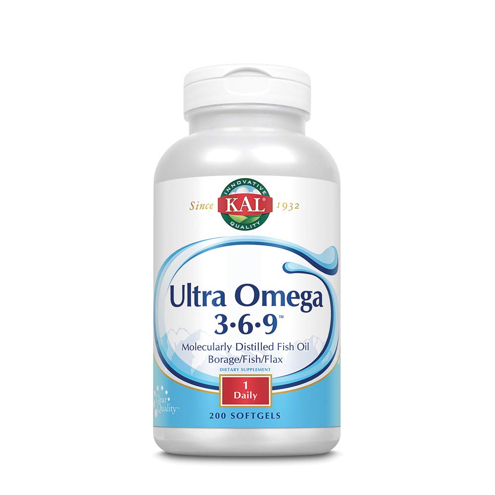 Foto 1 | Suplemento Kal Ultra Omega 3-6-9 1200 Mg De Aceite De Pescado 200 Cápsulas Blandas - Venta Internacional.