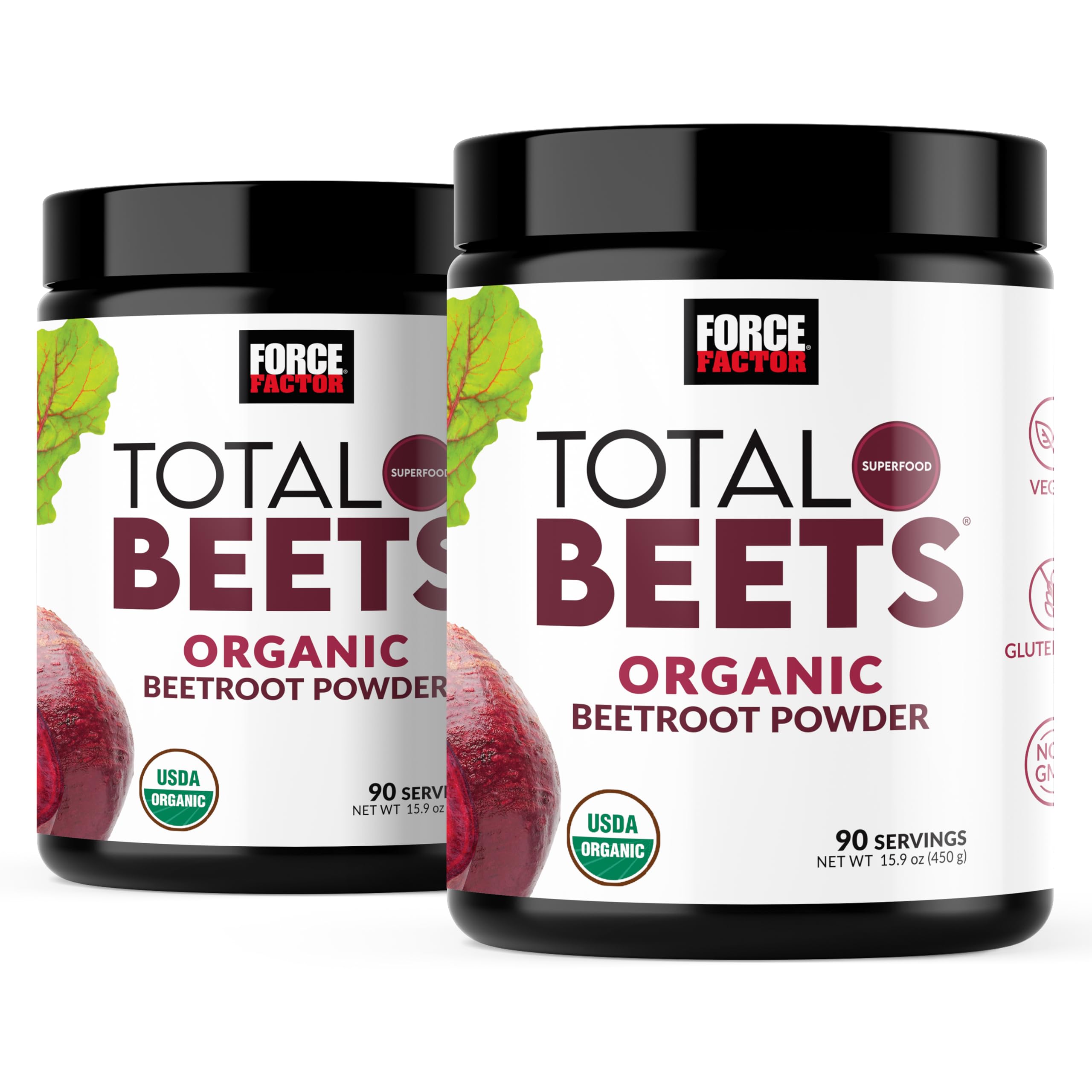 Remolacha En Polvo Force Factor Total Beets, 180 Porciones, Paquete De 2 - Venta Internacional.