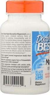 Foto 5 | Suplemento Doctor's Best Magnesio 100 Mg 120 Comprimidos - Venta Internacional.