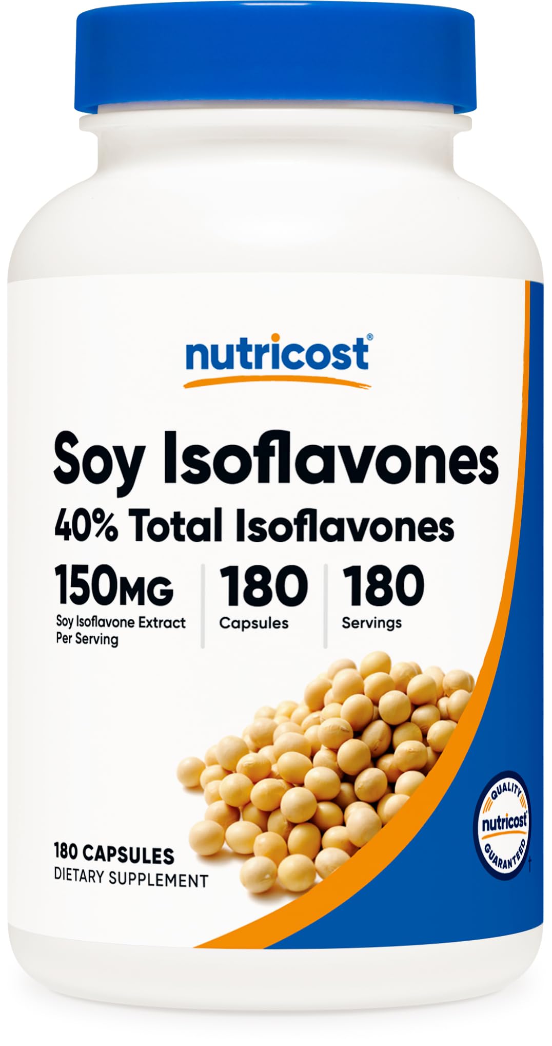 Foto 2 pulgar | Suplemento Nutricost De Isoflavonas De Soja 150 Mg 180 Cápsulas - Venta Internacional.
