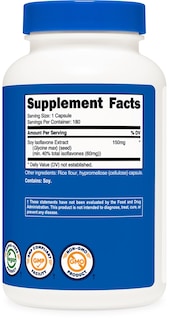 Foto 5 | Suplemento Nutricost De Isoflavonas De Soja 150 Mg 180 Cápsulas - Venta Internacional.