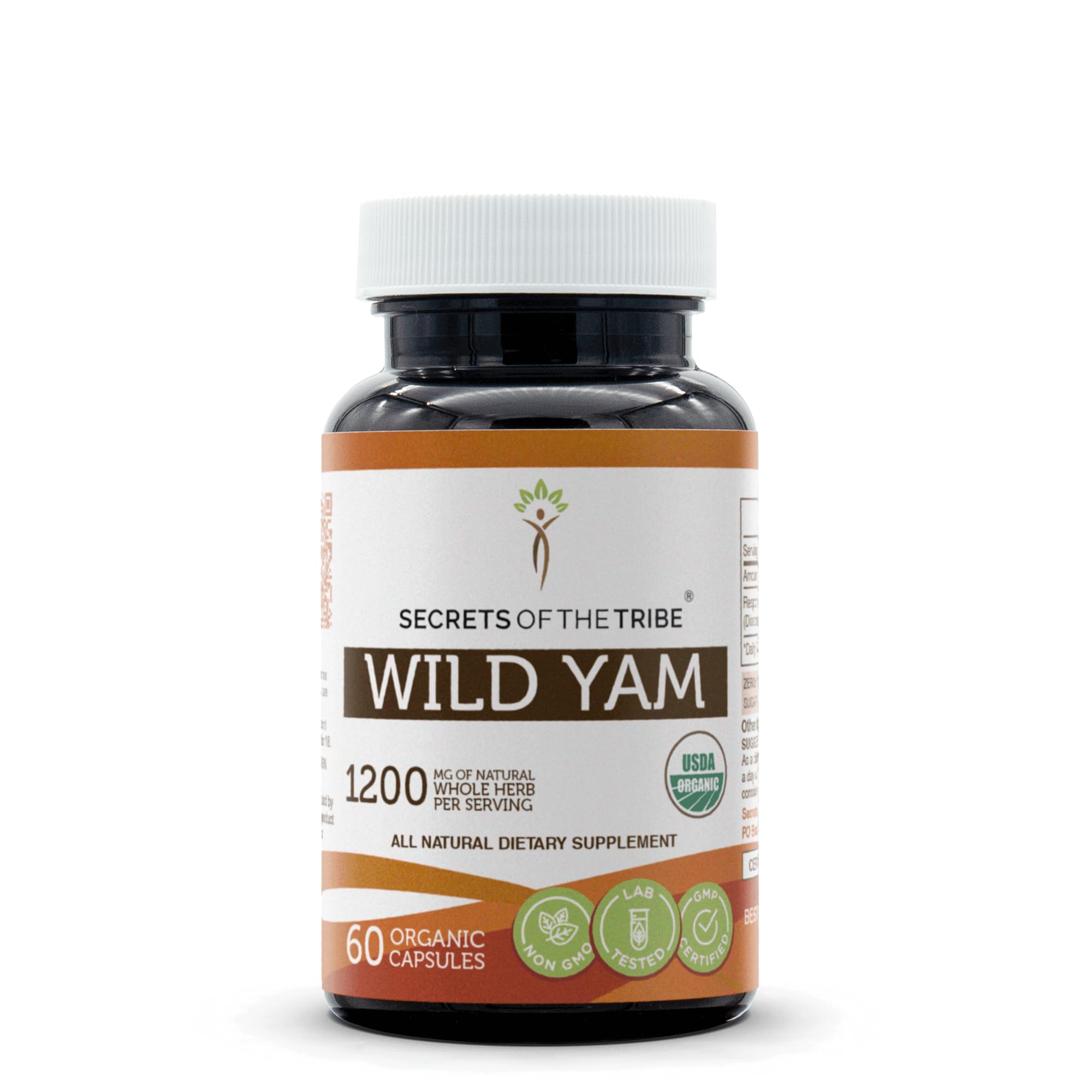 Foto 2 pulgar | Suplemento Secrets Of The Tribe Wild Yam 1200 Mg 60 Cápsulas - Venta Internacional.