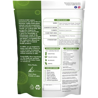 Foto 2 | Cacao En Polvo Mrm Nutrition Fermentado Orgánico 1,2 Kg - Venta Internacional.