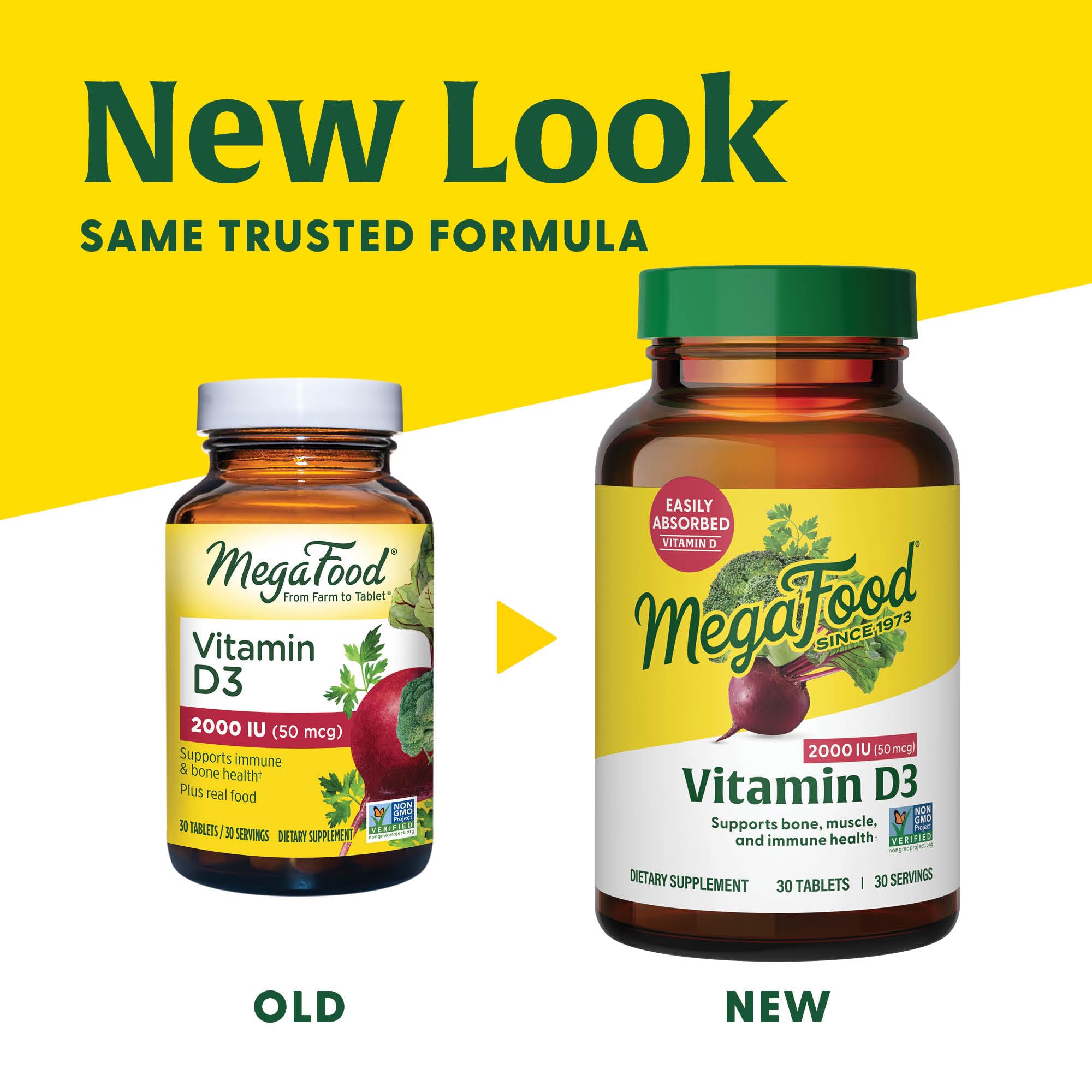 Foto 2 | Suplemento Megafood De Vitamina D3 De 2000 Ui (50 Mcg) Para Apoyar El Sistema Inmunitario - Venta Internacional.