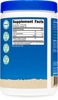 Foto 4 | Polvo De Bayas De Goji Nutricost Organic, 454 G, Usda, Sin Gluten - Venta Internacional.