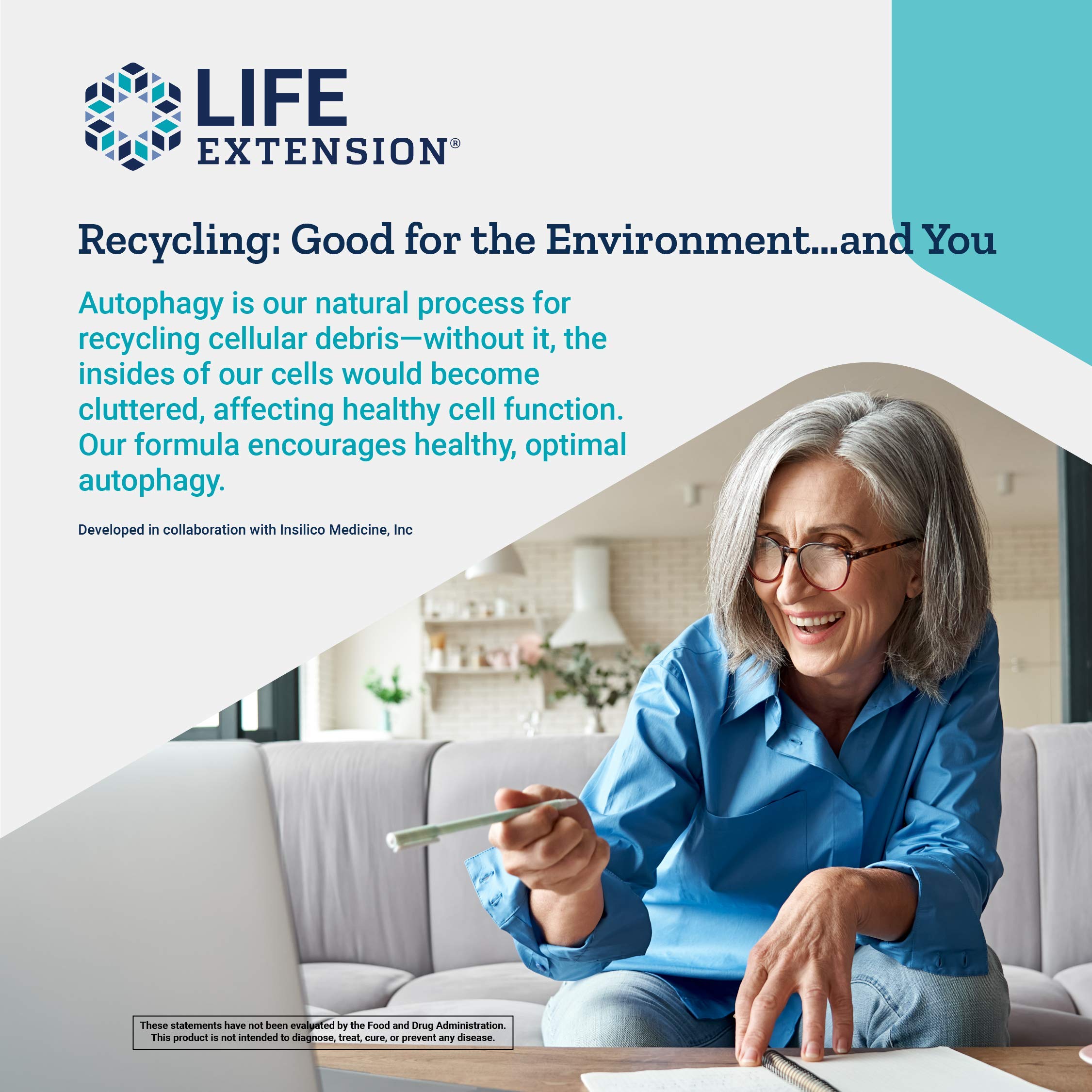 Foto 5 pulgar | Suplemento Life Extension Geroprotect Autophagy Renew - Venta Internacional.