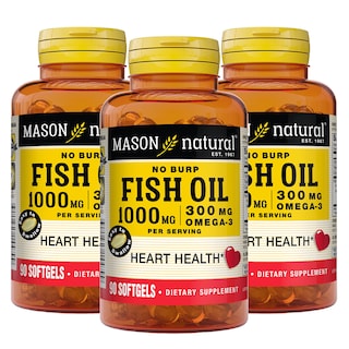 Foto 1 | Suplemento De Aceite De Pescado Mason Natural Omega-3 1000 Mg 90 Cápsulas Blandas - Venta Internacional.
