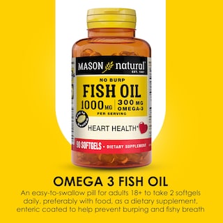 Foto 4 | Suplemento De Aceite De Pescado Mason Natural Omega-3 1000 Mg 90 Cápsulas Blandas - Venta Internacional.
