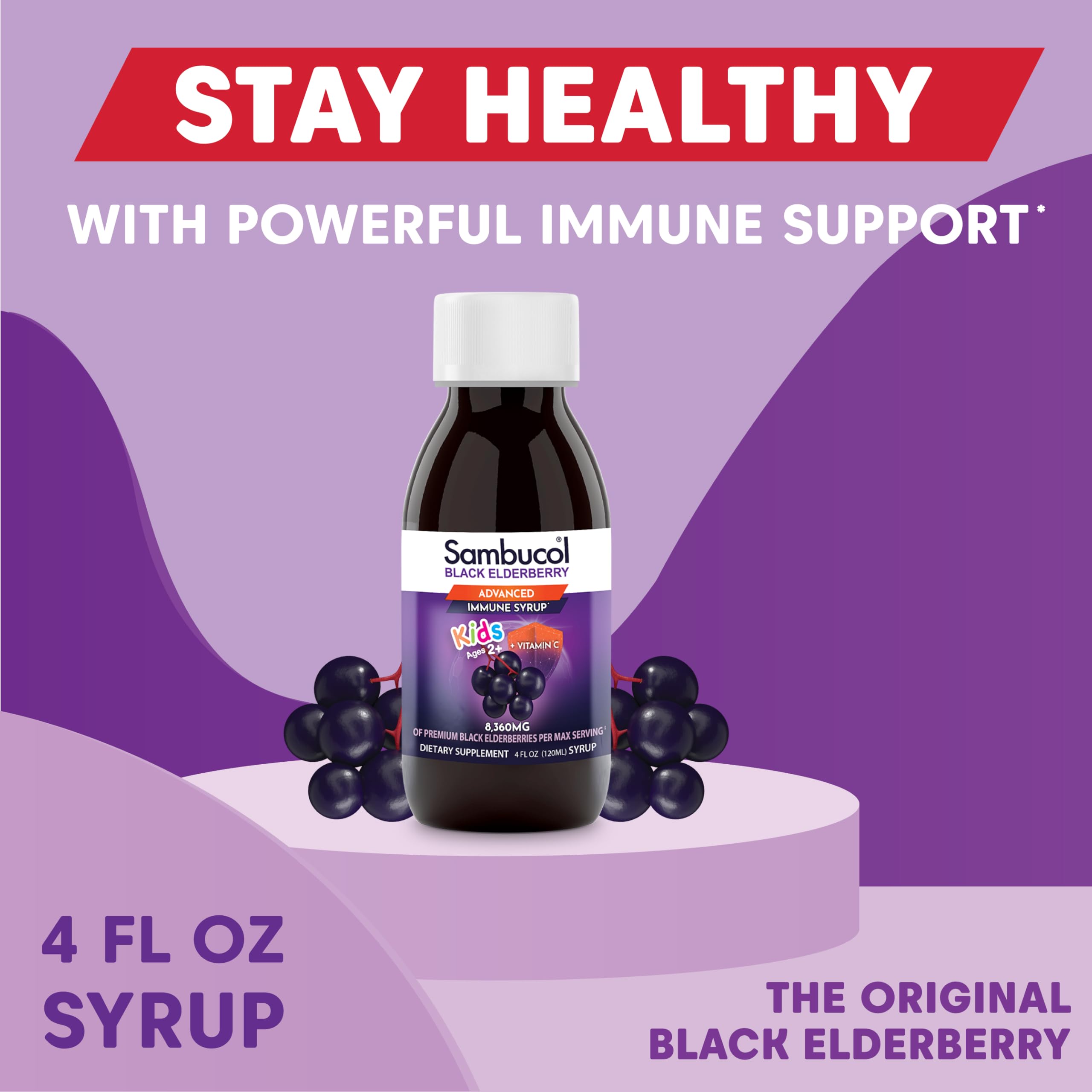 Foto 7 pulgar | Sirope Sambucol Black Elderberry Para Niños, 120 Ml, Apoyo Inmunológico - Venta Internacional.