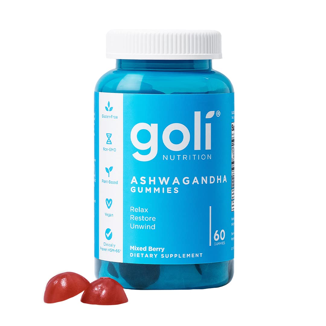 Foto 2 pulgar | Gummy Goli Ashwagandha Y Vitamina D, 60 Unidades, Mezcla De Bayas - Venta Internacional.