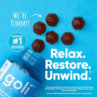 Foto 2 | Gummy Goli Ashwagandha Y Vitamina D, 60 Unidades, Mezcla De Bayas - Venta Internacional.