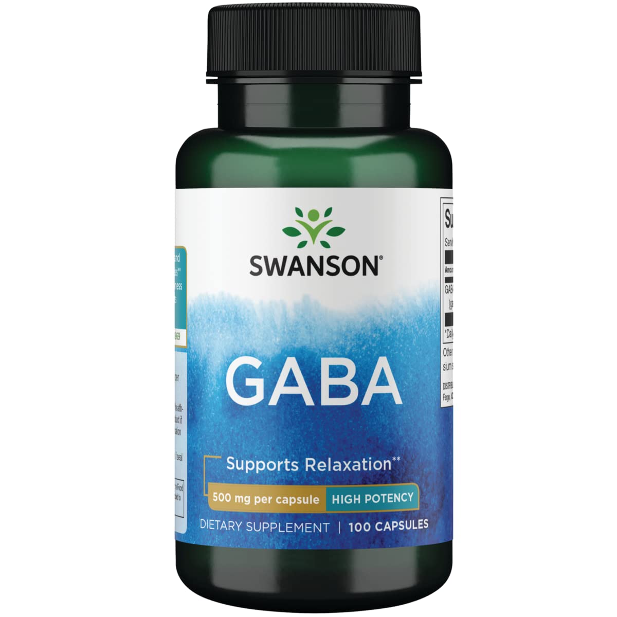 Foto 2 pulgar | Suplemento Swanson Gaba 500 Mg Que Promueve La Calma Y La Relajación - Venta Internacional.