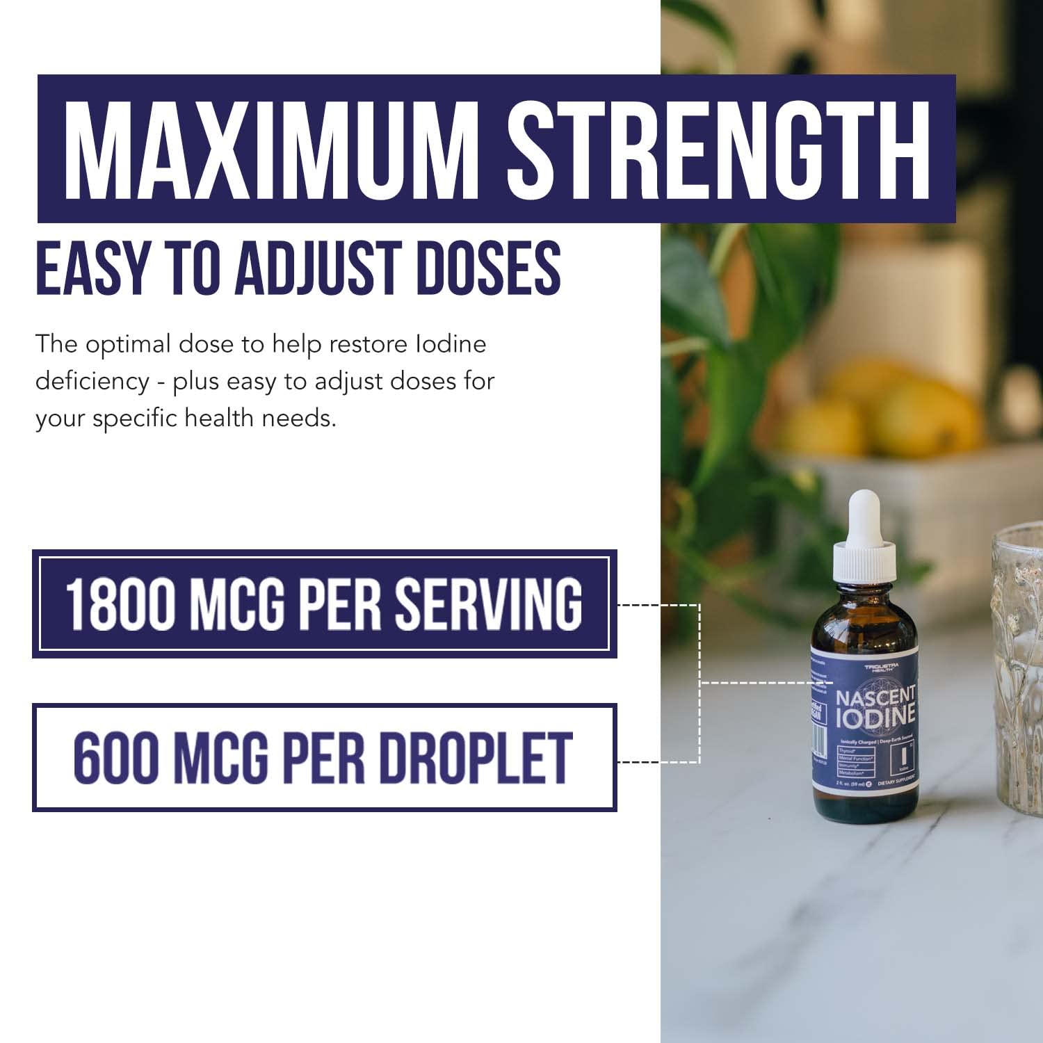 Foto 3 | Suplemento Triquetra Health Nascent Yodo 400 Porciones 60 Ml - Venta Internacional.