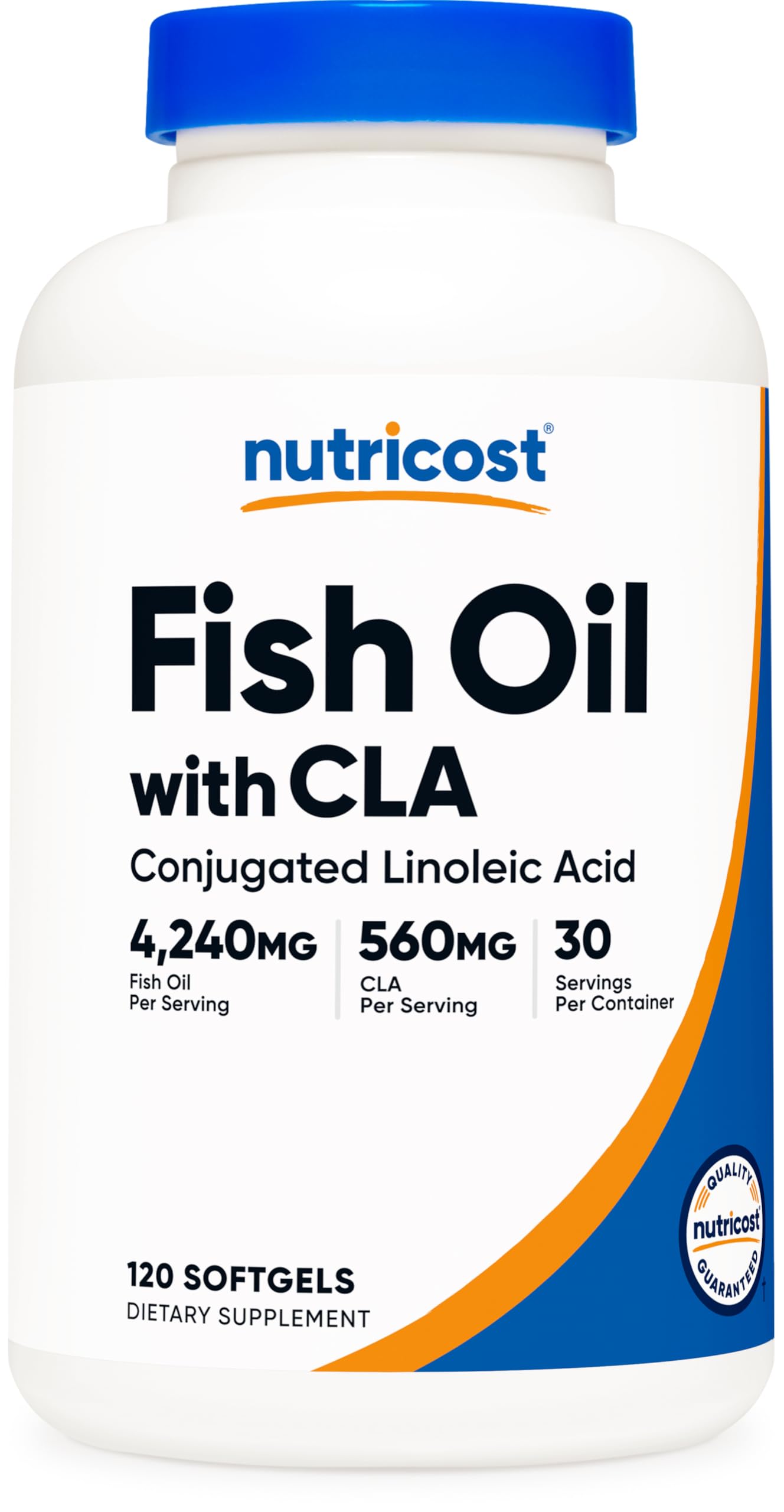 Foto 2 pulgar | Complemente El Aceite De Pescado Nutricost Con 120 Cápsulas Blandas De Cla - Venta Internacional.
