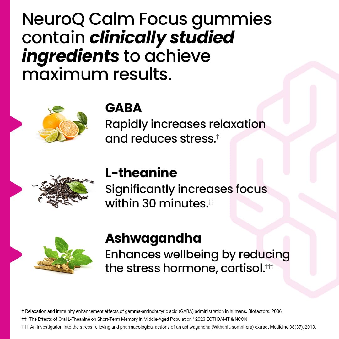 Foto 4 pulgar | Gomitas Supplement Lifeseasons Neuroq Calm Focus 90 Unidades - Venta Internacional.