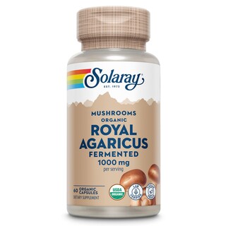 Foto 1 | Suplemento De Hongo Agaricus Real Fermentado Solaray, 500 Mg, 60 Cápsulas Vegetales - Venta Internacional.