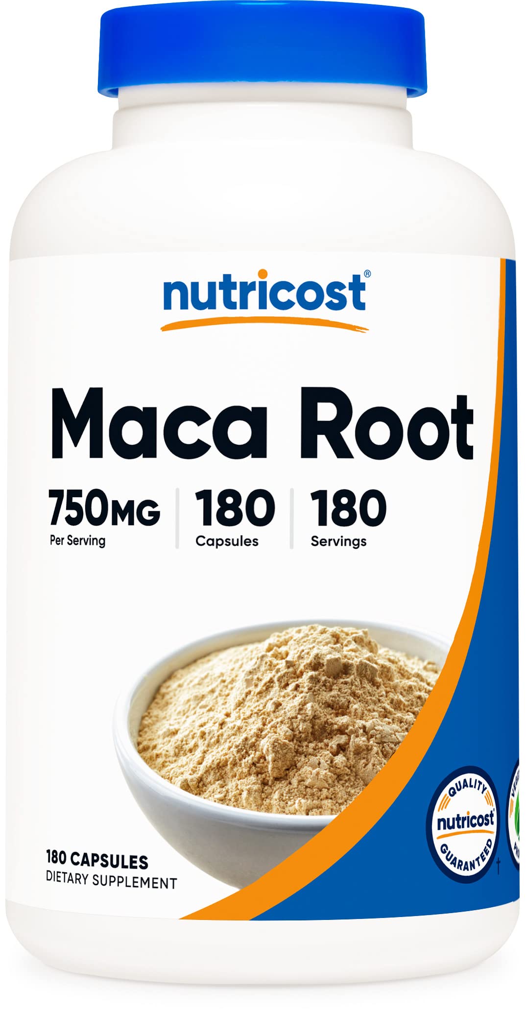 Foto 2 pulgar | Suplemento Nutricost De Raíz De Maca 750 Mg 180 Cápsulas - Venta Internacional.